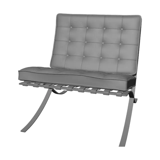 3D model for Barcelona Chair