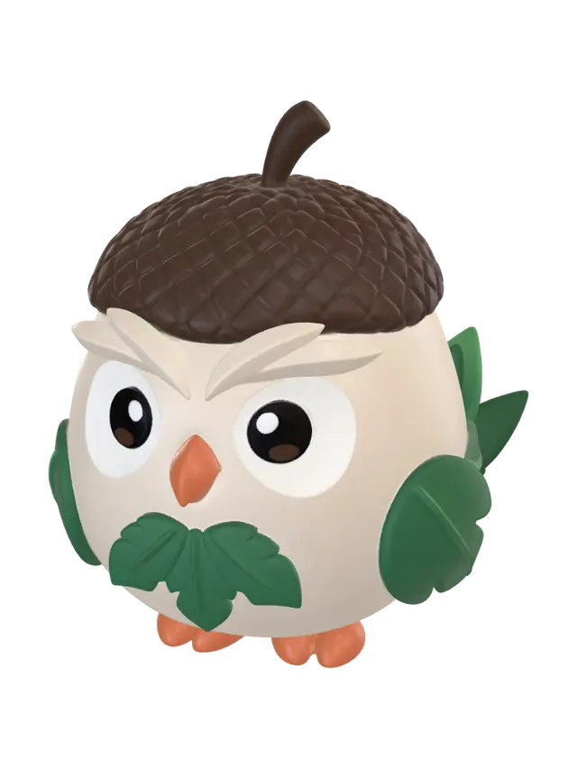 3D model for Acorn Hat Chick