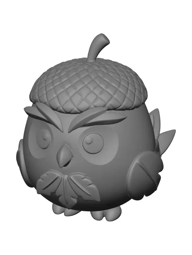 3D model for Acorn Hat Chick