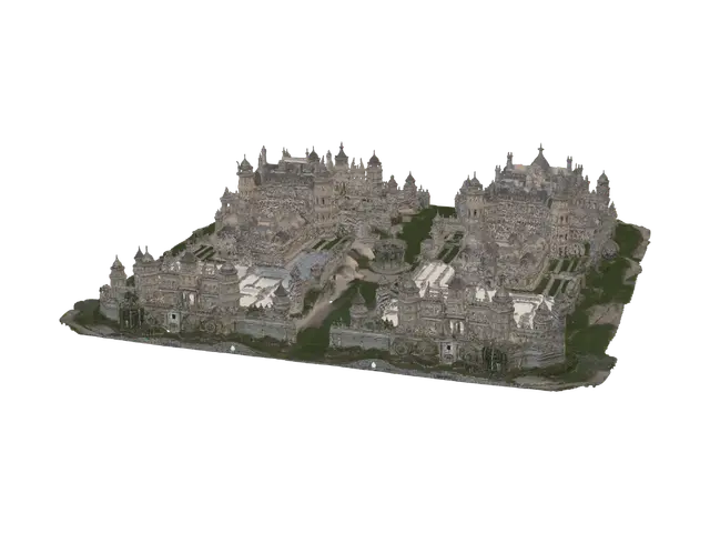 3D model for Indo-Scottish Fusion Palace