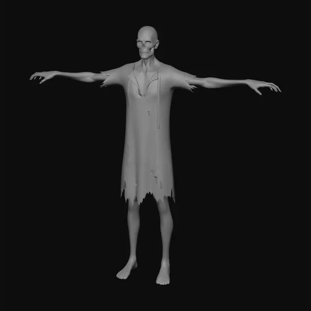 3D model for Tattered Wraith
