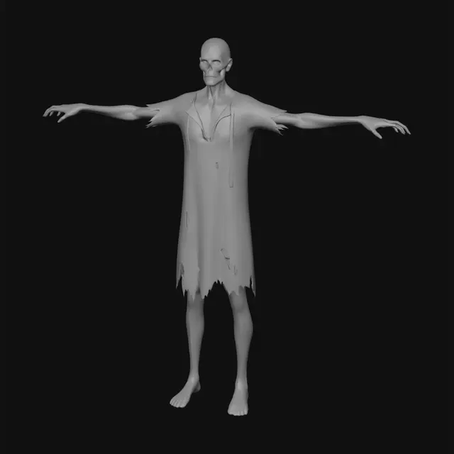 3D model for Tattered Wraith