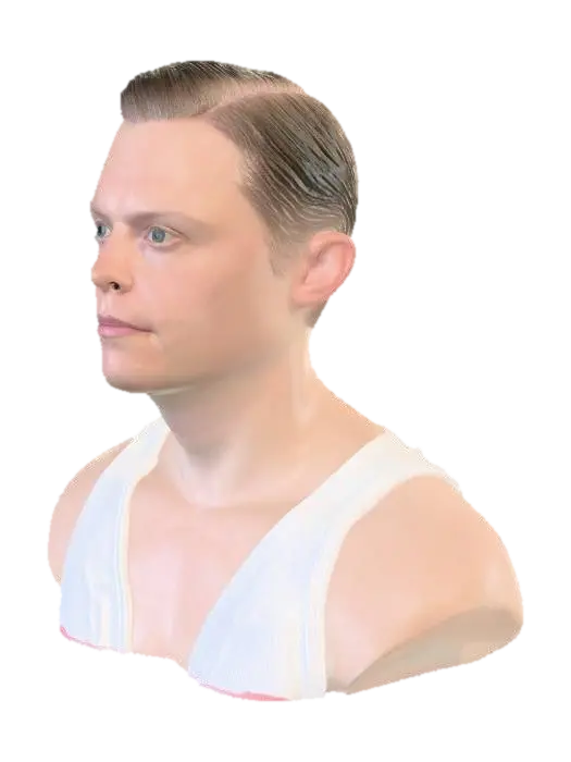 Modello 3D bust - Agents, generato dall’IA