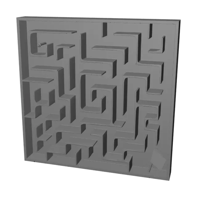 3D model for Start to Finish Maze