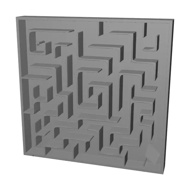 3D model for Start to Finish Maze