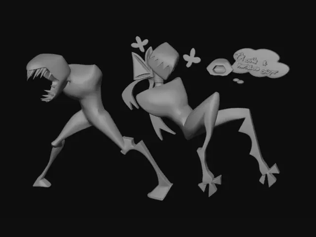 3D model for Dino Dash