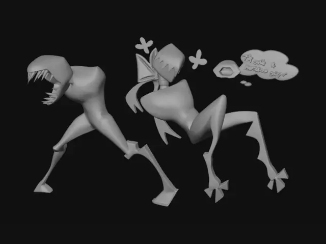 3D model for Dino Dash