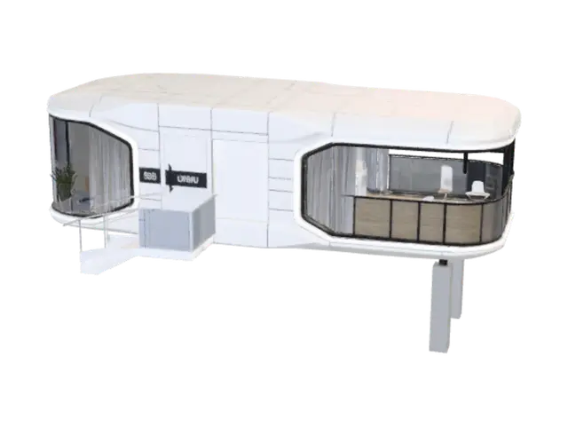 3D model for Elevated Glass Retreat