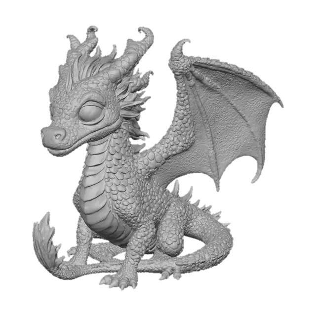 3D model for Fiery Hatchling