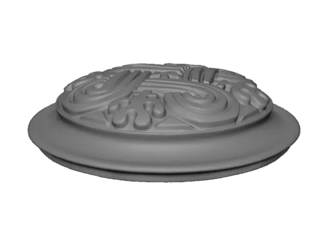 3D model for Celtic Knot Medallion