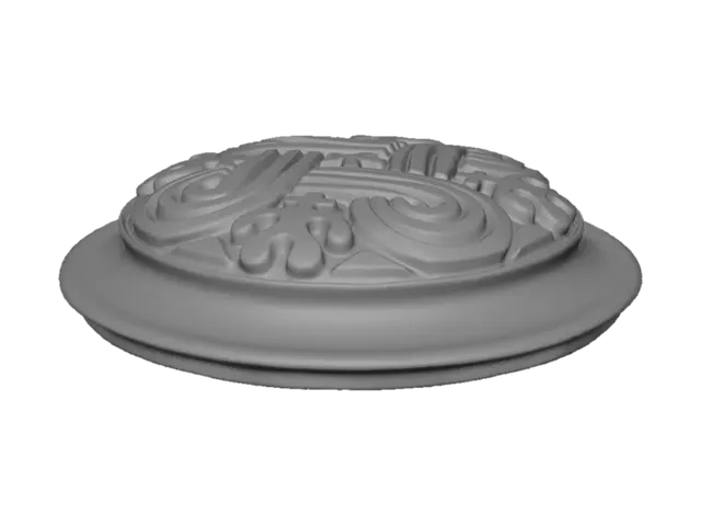 3D model for Celtic Knot Medallion
