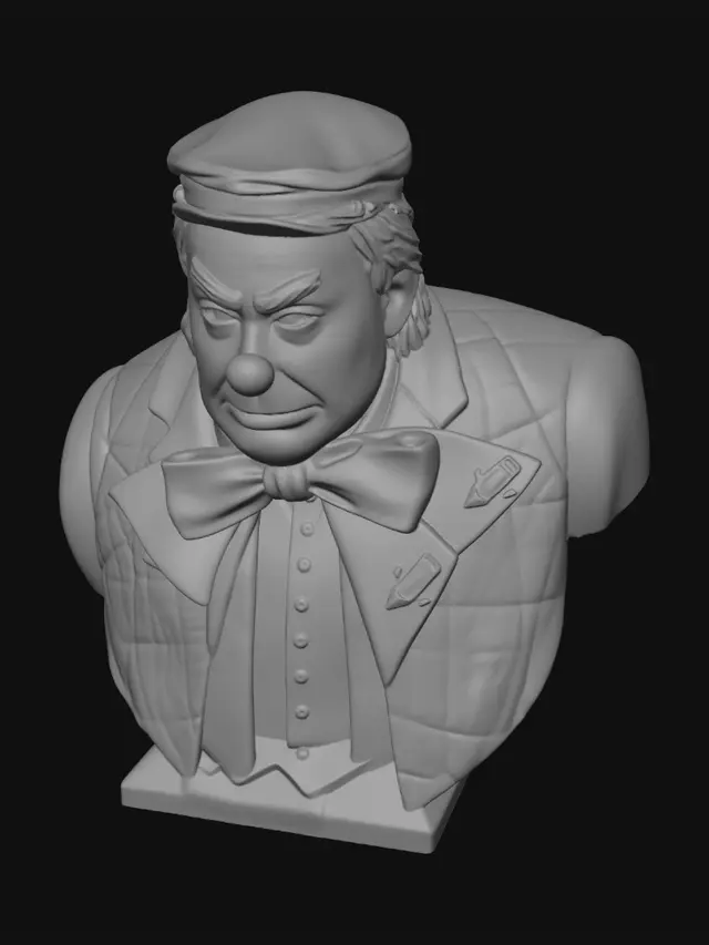 3D model for Angry Clown Portrait