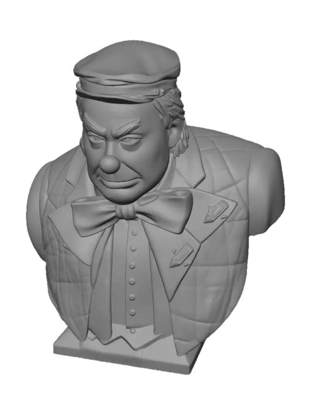 3D model for Angry Clown Portrait