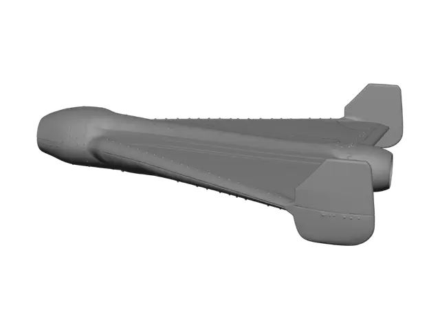 3D model for Delta Wing Aircraft
