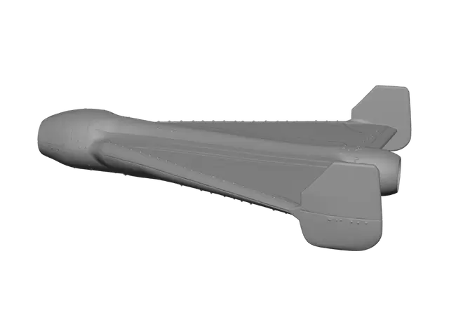 3D model for Delta Wing Aircraft