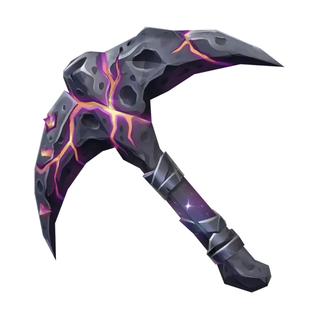 3D model for Cosmic Lava Pickaxe