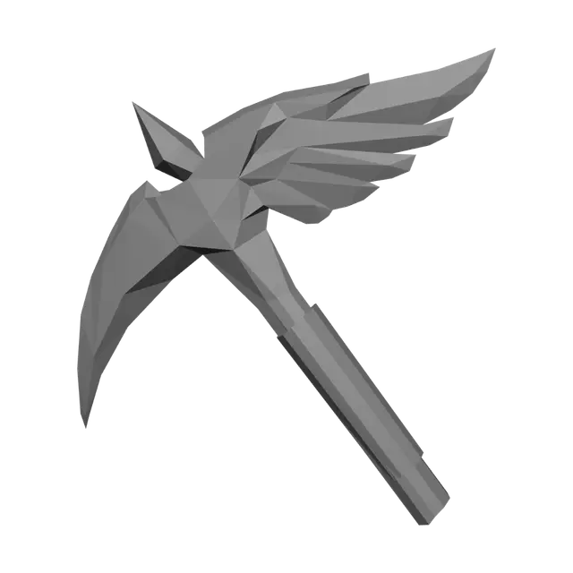 3D model for Winged Crescent Pickaxe
