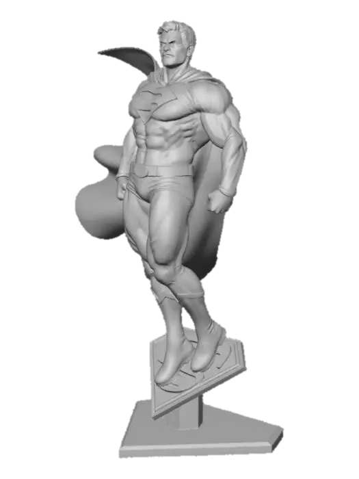 3D model for Bronze Superman Statue