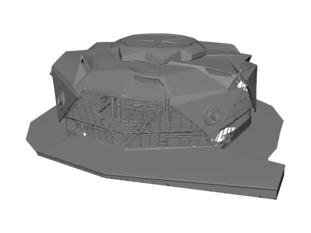 3D model for Faceted Mercedes Arena