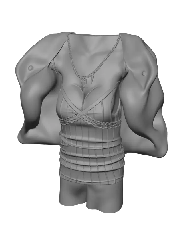 3D model for Midnight Cross and Dagger