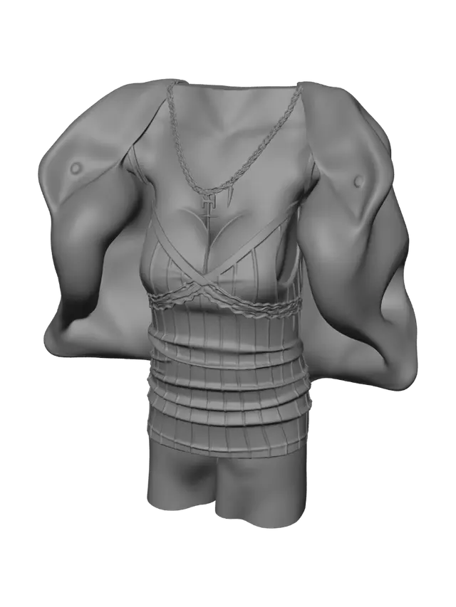 3D model for Midnight Cross and Dagger