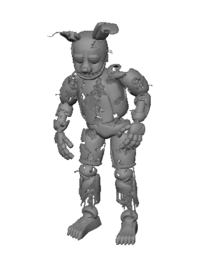 Springtrap 3d Model Free Springtrap 3D Models - Download Instantly | Meshy