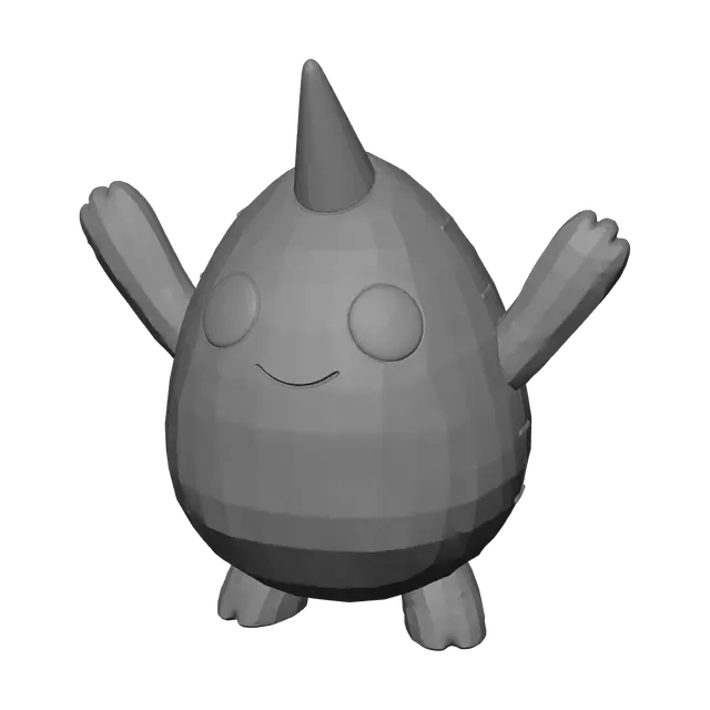 3D model for Low-Poly Shuppet Evolution