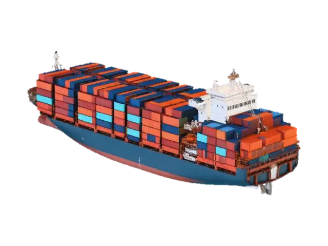 Cargo Voyager 3D model, vytvořený pomocí AI