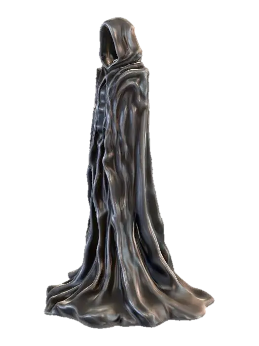 Cloaked Enigma 3D model, vytvořený pomocí AI