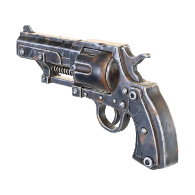 3D model for Steampunk Revolver