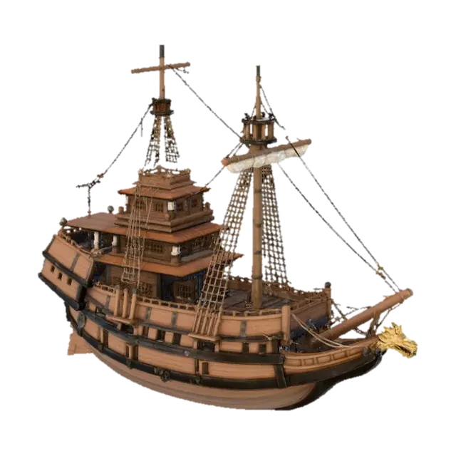 Dragon Ship Journey - Fantastical 3D model, vytvořený pomocí AI