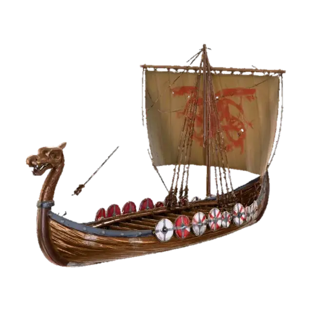 Viking Voyage - Norse 3D model, vytvořený pomocí AI