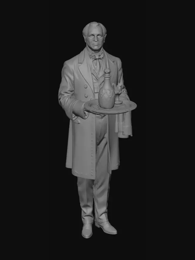 3D model for The Elegant Butler