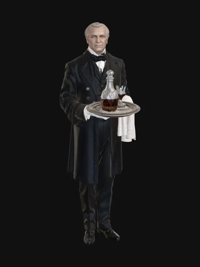 3D model for The Elegant Butler