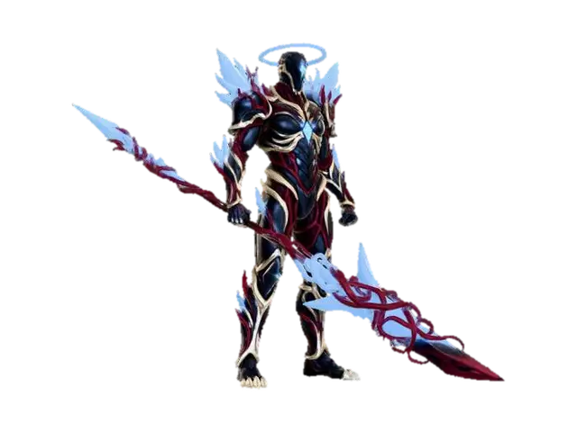 Modello 3D Aether Guardian, generato dall’IA