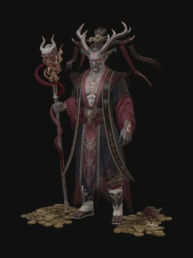 3D model for Emberlord of the Golden Hoard