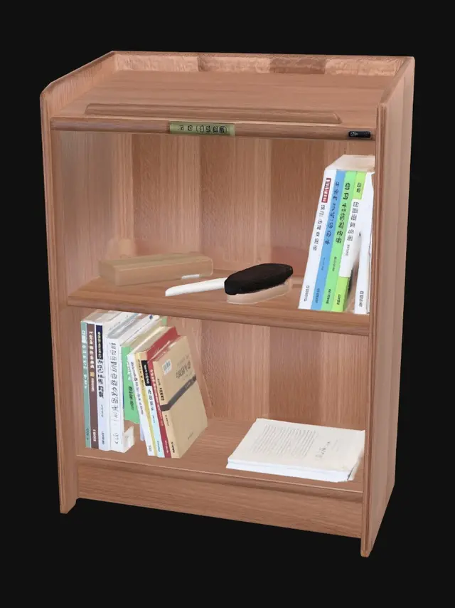 3D model for Wooden Bookcase