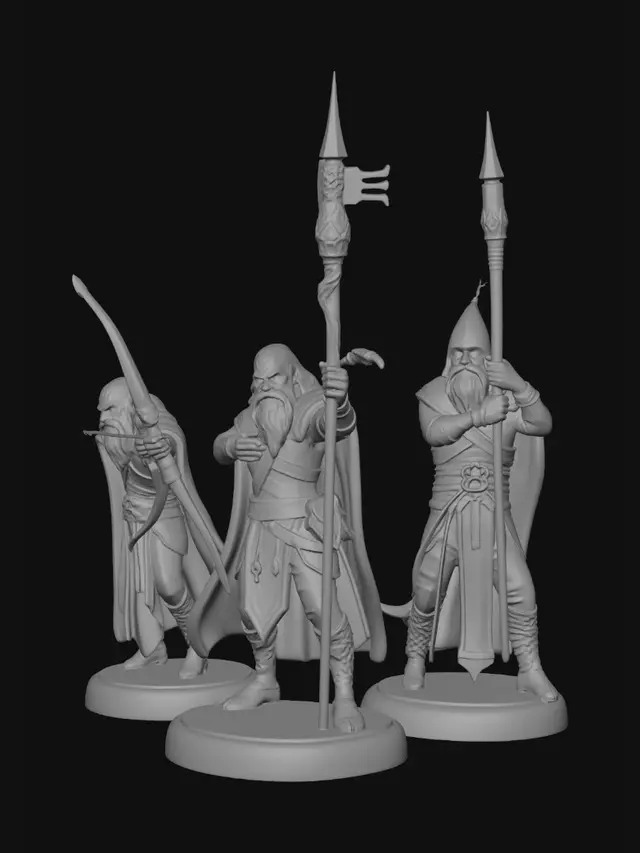 3D model for make me LOTR  dnd minis