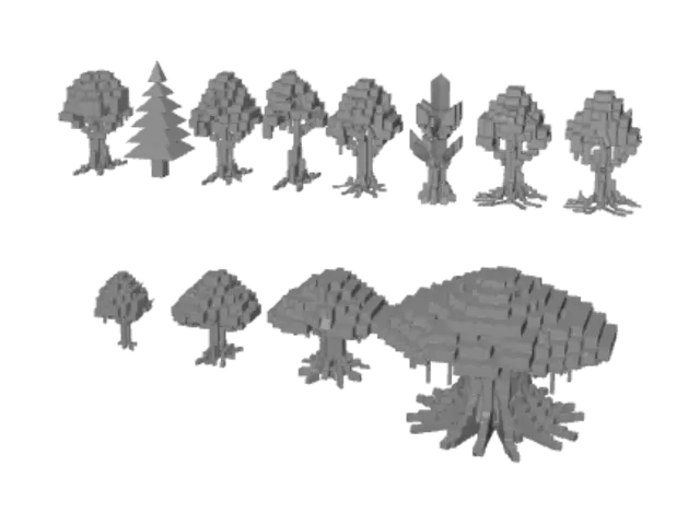 3D model for Wood Legends - Tree Collection