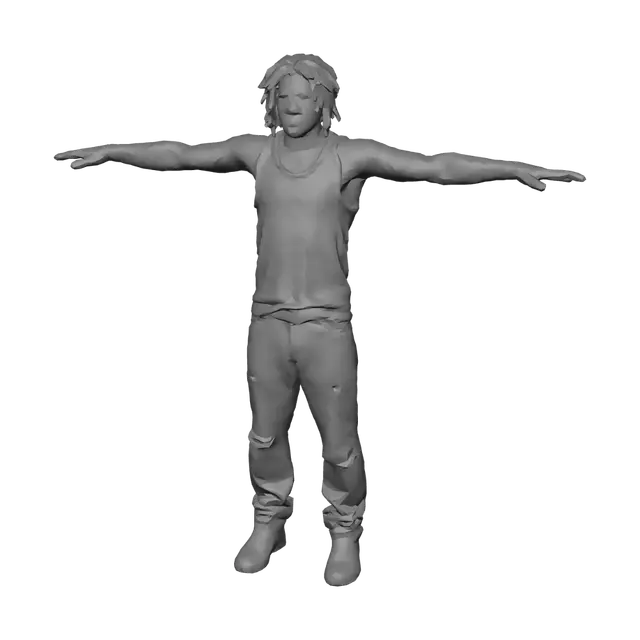 3D model for Harlem Style T-Pose