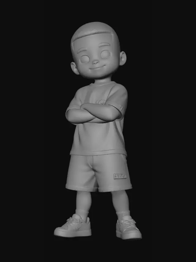 3D model for Neon City Performer