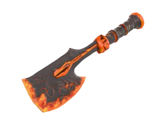 Ember-Spine Claymore – obsidian core veined by molten-orange channels that crawl like… - Wow 3D model, vytvořený pomocí AI