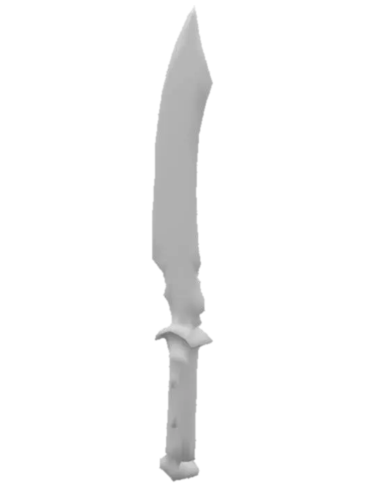3D model for Scrapyard Shiv,Rusty dagger,low poly,like world of warcraft