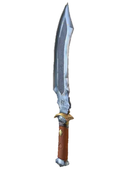 3D model for Scrapyard Shiv,Rusty dagger,low poly,like world of warcraft