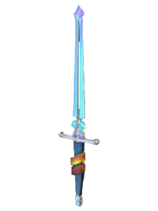 Whisperglass Rapier – a nearly invisible blade of alchemical crystal that refracts… - Wow 3D model, vytvořený pomocí AI
