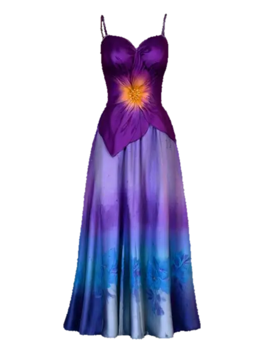 3D model for Sunset Blossom Dress