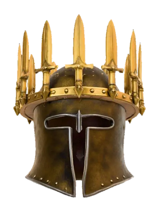 Crown of Blades, #PBR# 3D model, vytvořený pomocí AI