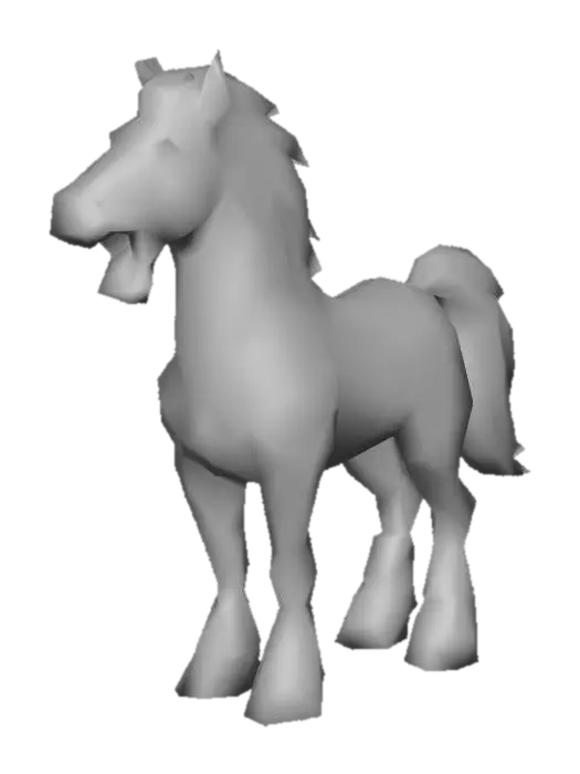 3D model for horse