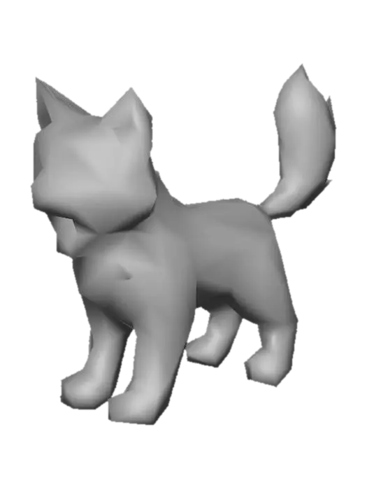 3D model for cat