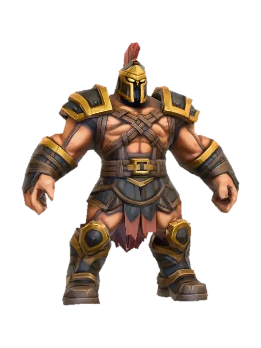7.King Leonidas (Strength Hero unit) Spartans (Elite Ancient Warriors) 3D model, vytvořený pomocí AI